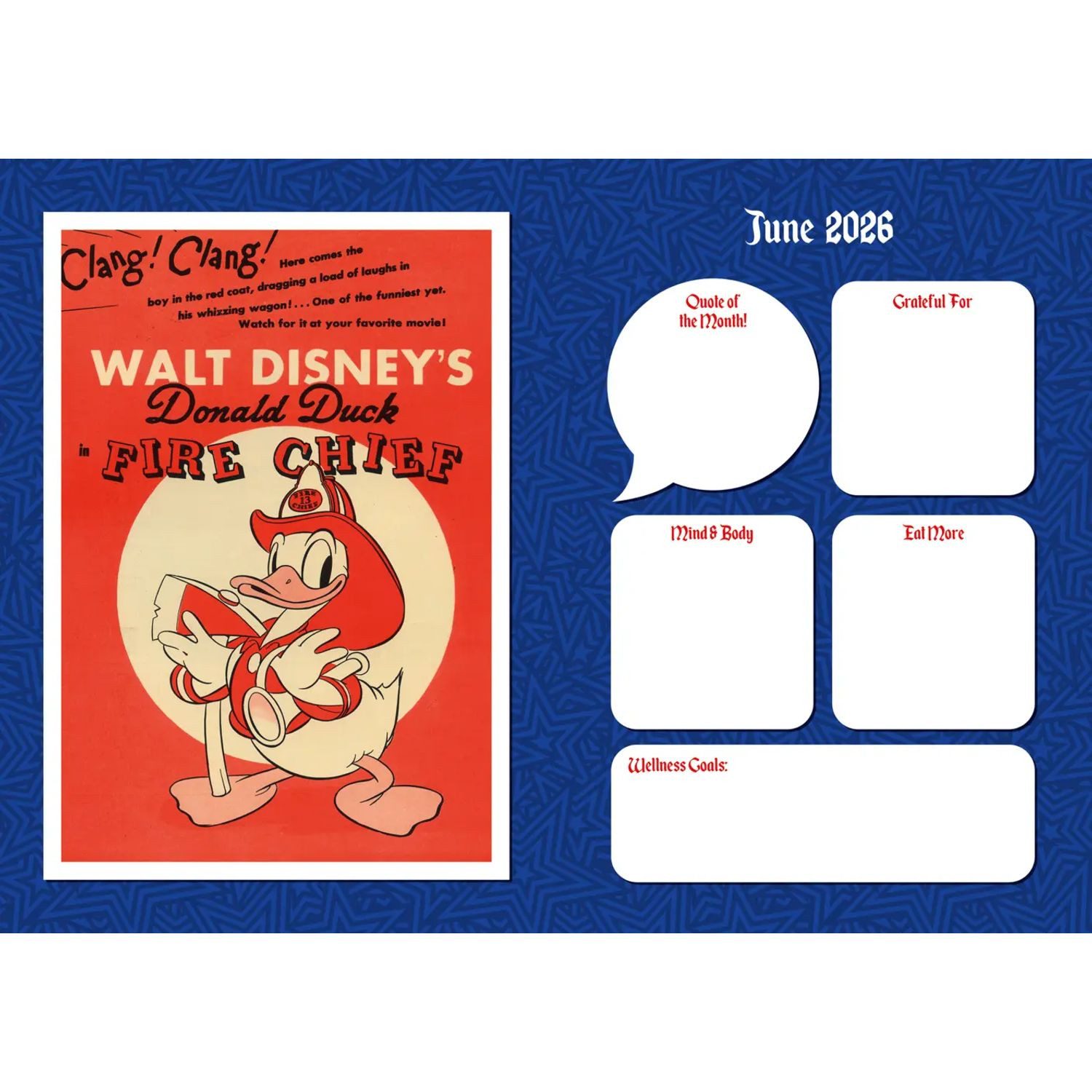 Tischkalender Disney Vintage Posters - A5-Tischkalender 2026