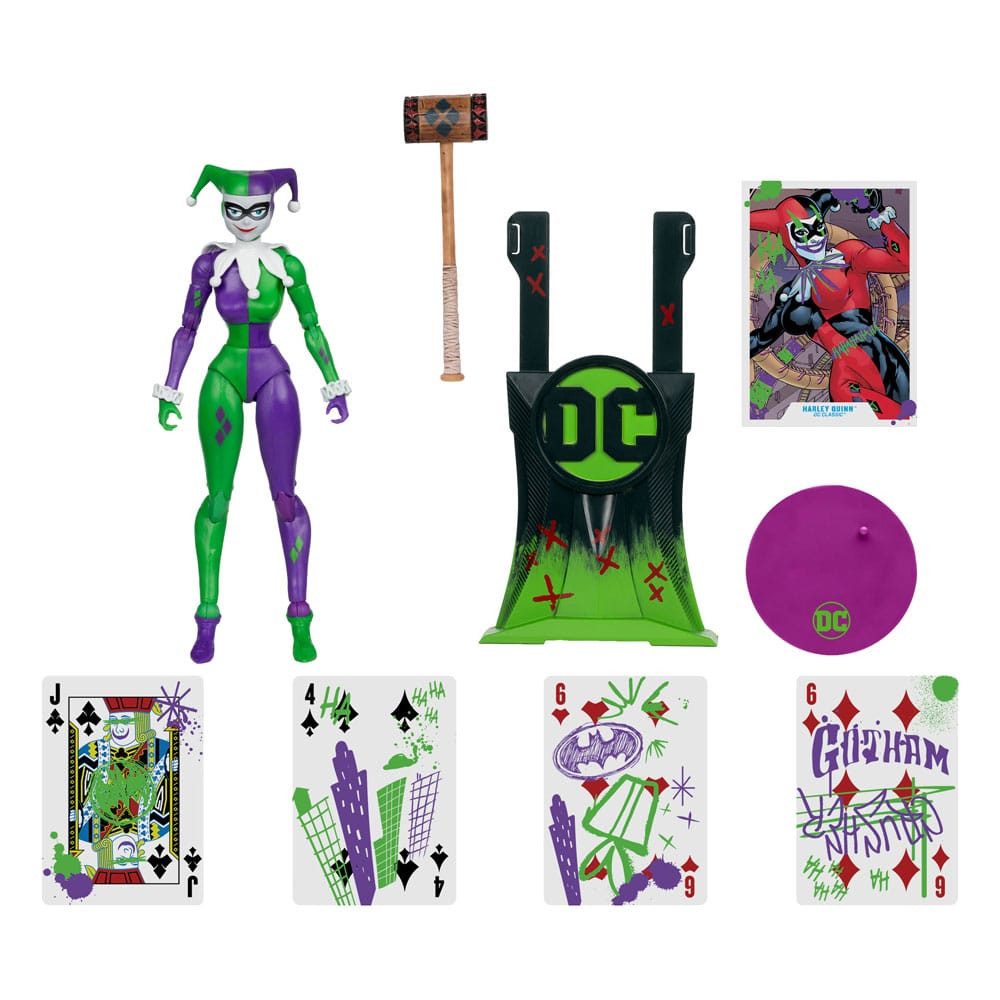 McFarlane Toys Actionfigur DC Multiverse Harley Quinn (DC Classic) Jokerized (Gold Label)