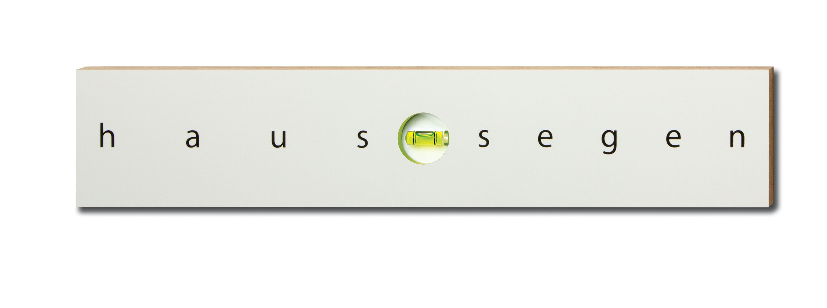 CATdesign Deko-Schriftzug Haussegen weiß Geschenk Hochzeit, originelle Geschenkidee Brautpaar
