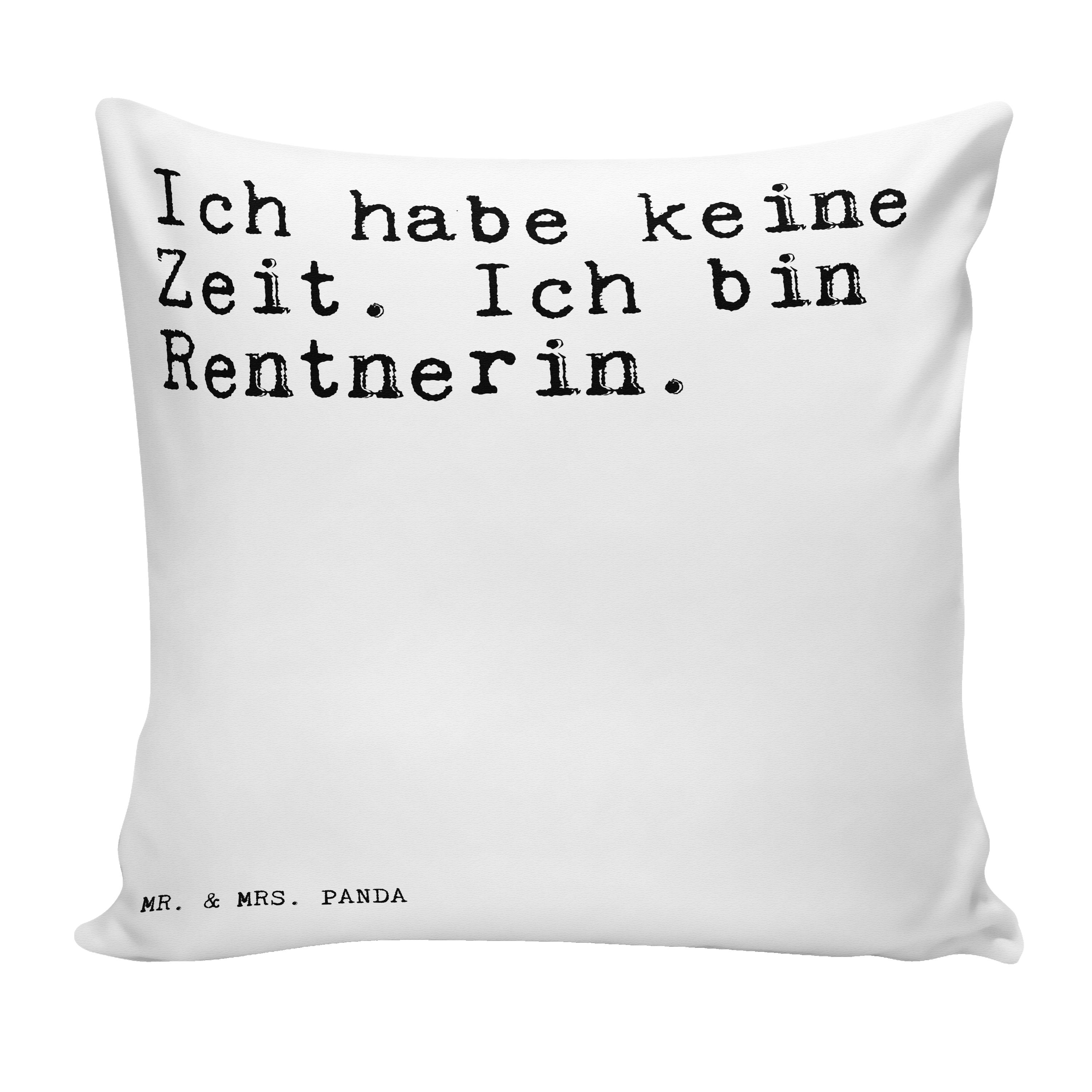 Mr. & Mrs. Panda Dekokissen »Ich habe keine Zeit.... Weiß Danke