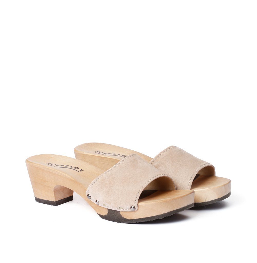 Softclox KELLY Kaschmir taupe (hazelnut) Pantolette günstig online kaufen