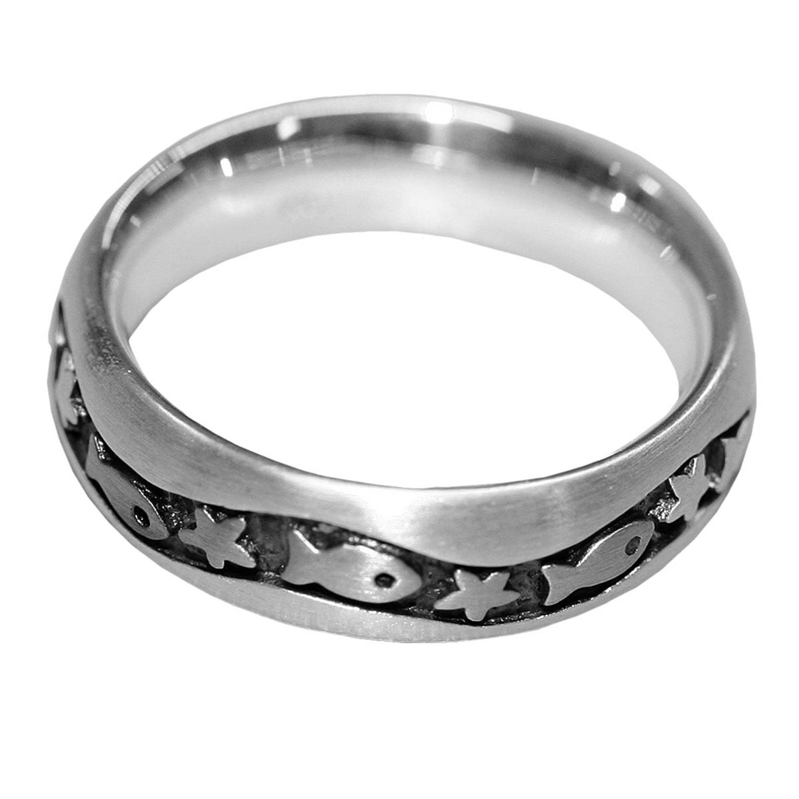 OSTSEE-SCHMUCK Fingerring Ostsee-Schmuck Ring Fisch & Stern Ring Fisch & Stern (1-tlg)