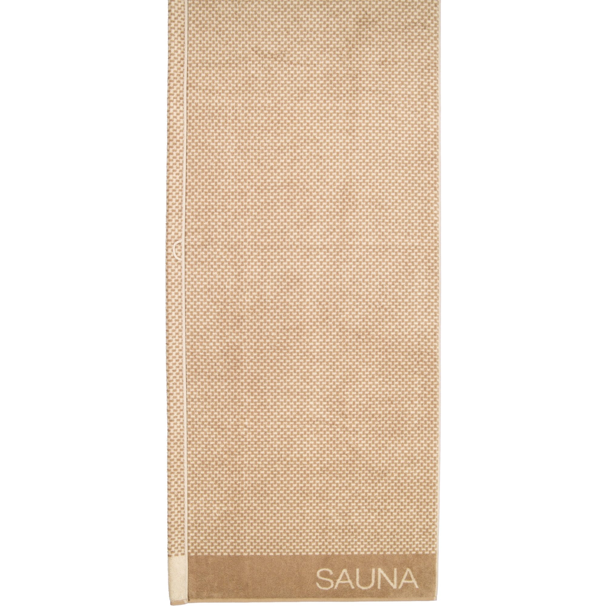 Cawö Saunatuch Natural Allover 6220, 100% Baumwolle (1-St)