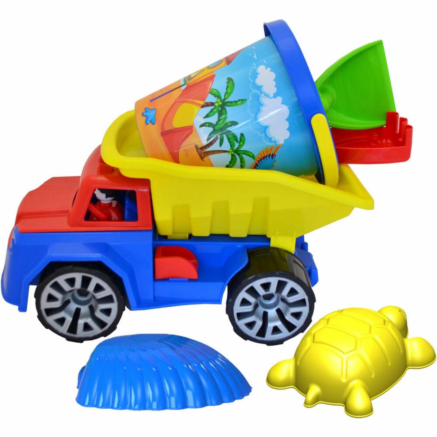 Spiel Outdoor active Kipper mit Eimergarnitur 6-teilig