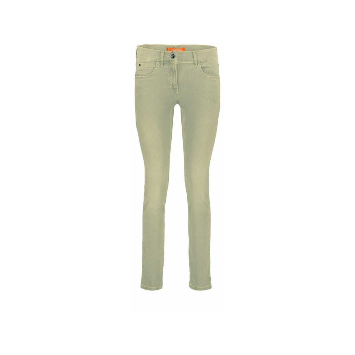 Zerres 5-Pocket-Jeans kahki (1-tlg)
