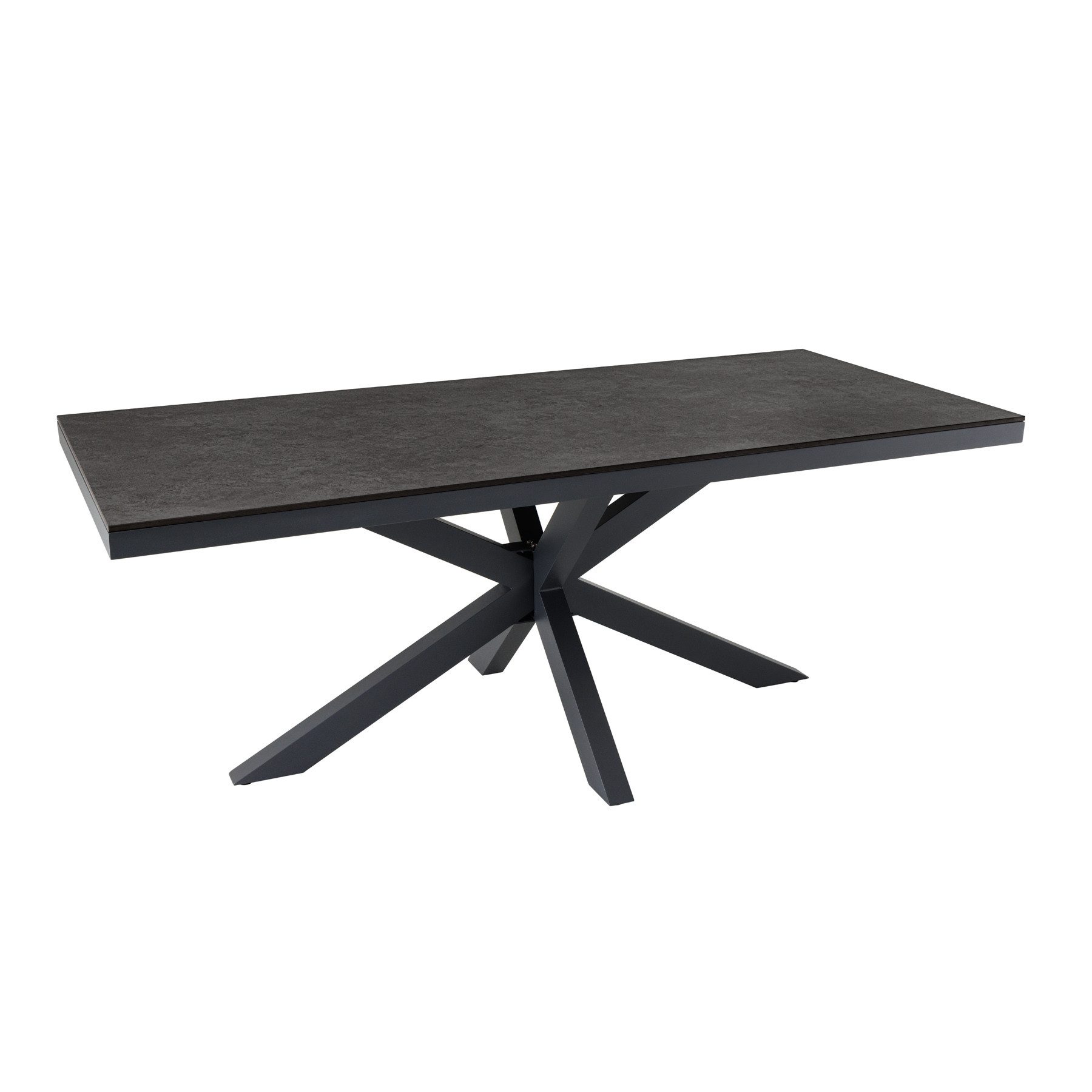 riess-ambiente Gartentisch GALAXIE 180cm anthrazit (Einzelartikel, günstig online kaufen