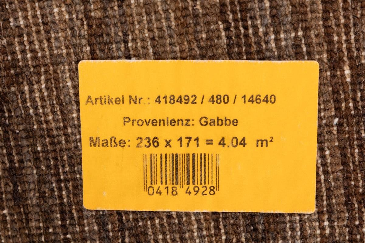 Moderner Gabbeh Orientteppich, Ziegler Orientteppich Trading, rechteckig, Höhe: 170x237 Handgeknüpfter 6 Nain mm