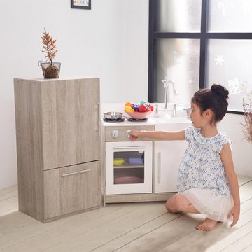 TEAMSON™ KIDS    Spielküche braun/weiß Holz
