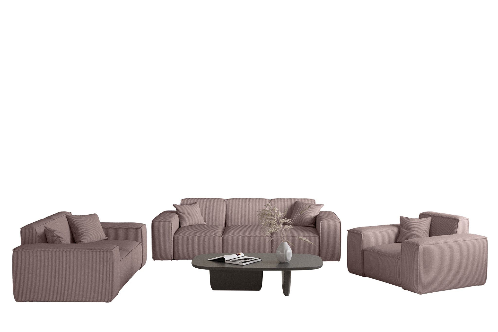 Fun Möbel Polstergarnitur Sofaset Designersofa CELES günstig online kaufen