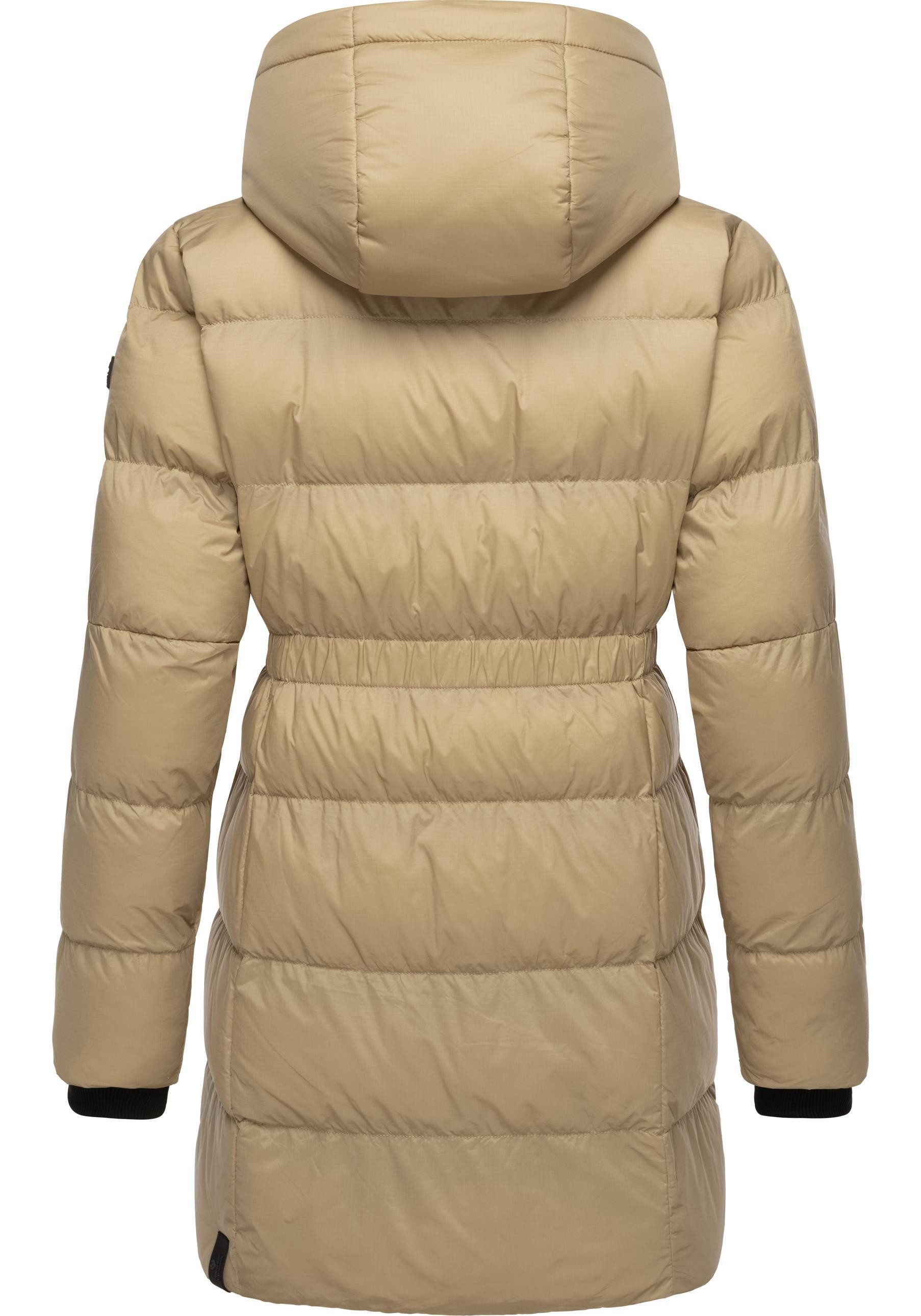 Ragwear Kurzmantel Niara stylischer, gesteppter Wintermantel mit gefütterter Kapuze – Bild 3 von 5