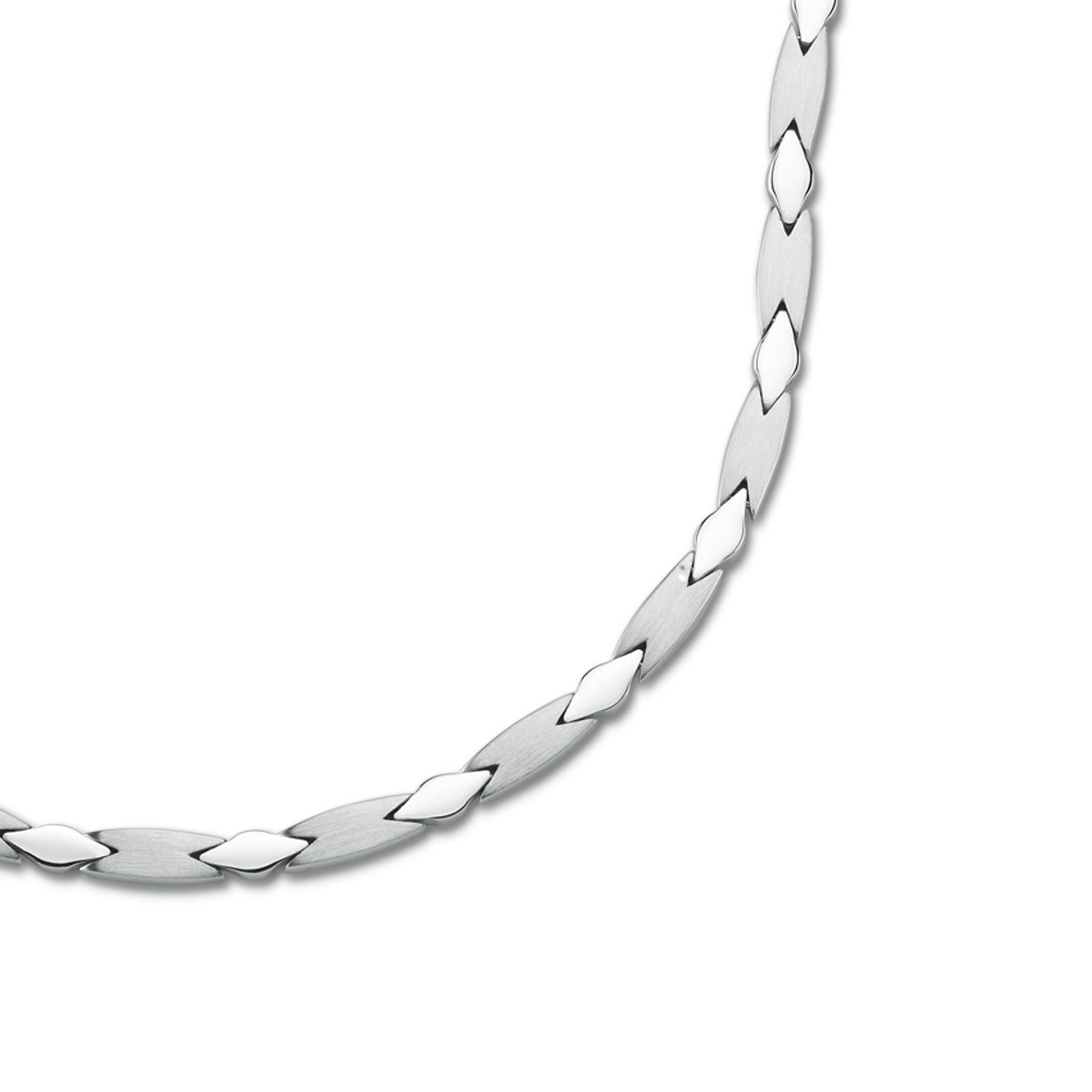 Silber, (Collier), Farbe: Silber Colliers, für Damen Balia Muster Collier Halsketten Damen 925 Sterling Balia silber Collier