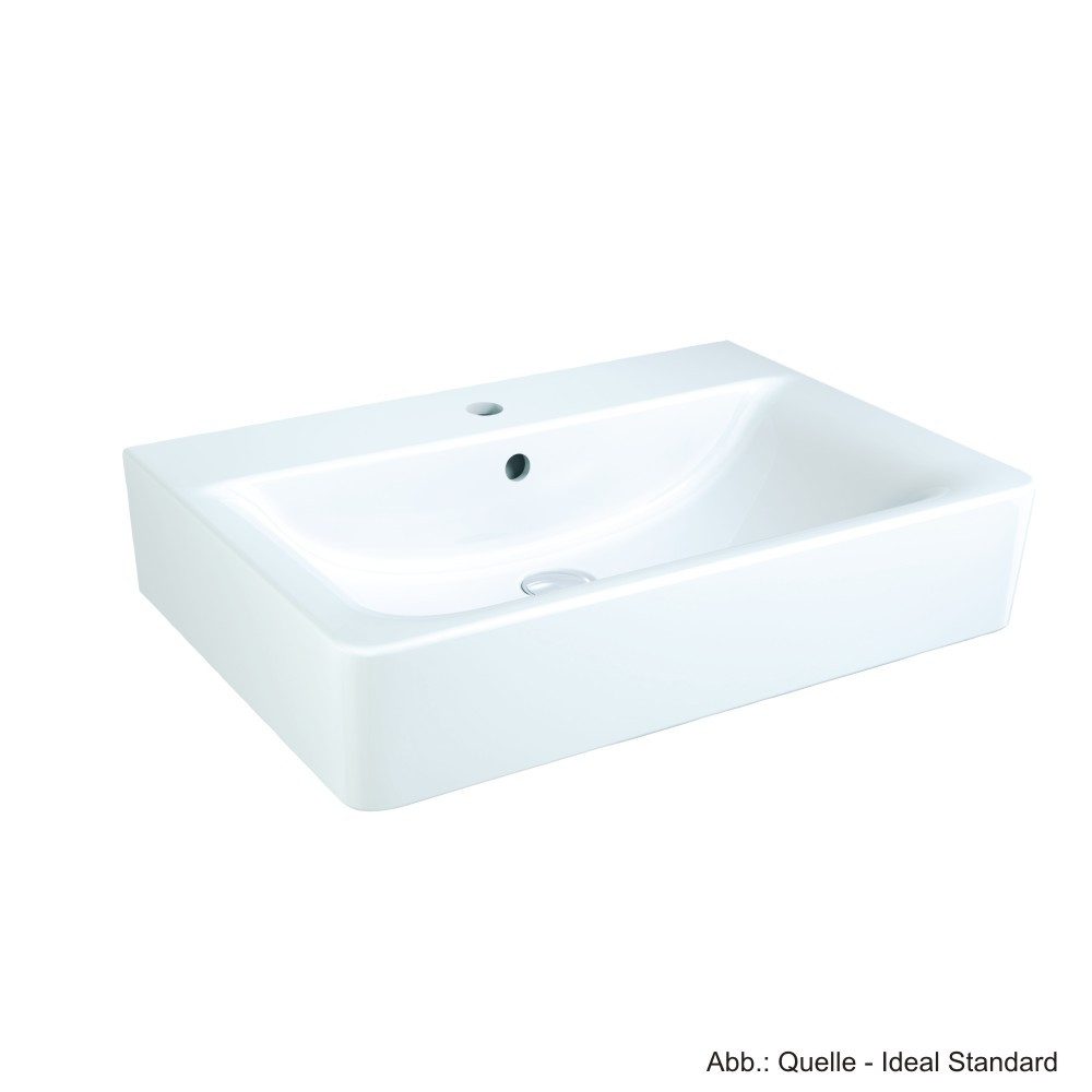 Ideal Standard Waschtischarmatur Ideal Standard Connect Cube Waschtisch 550x460x175mm, weiss Ideal Plus