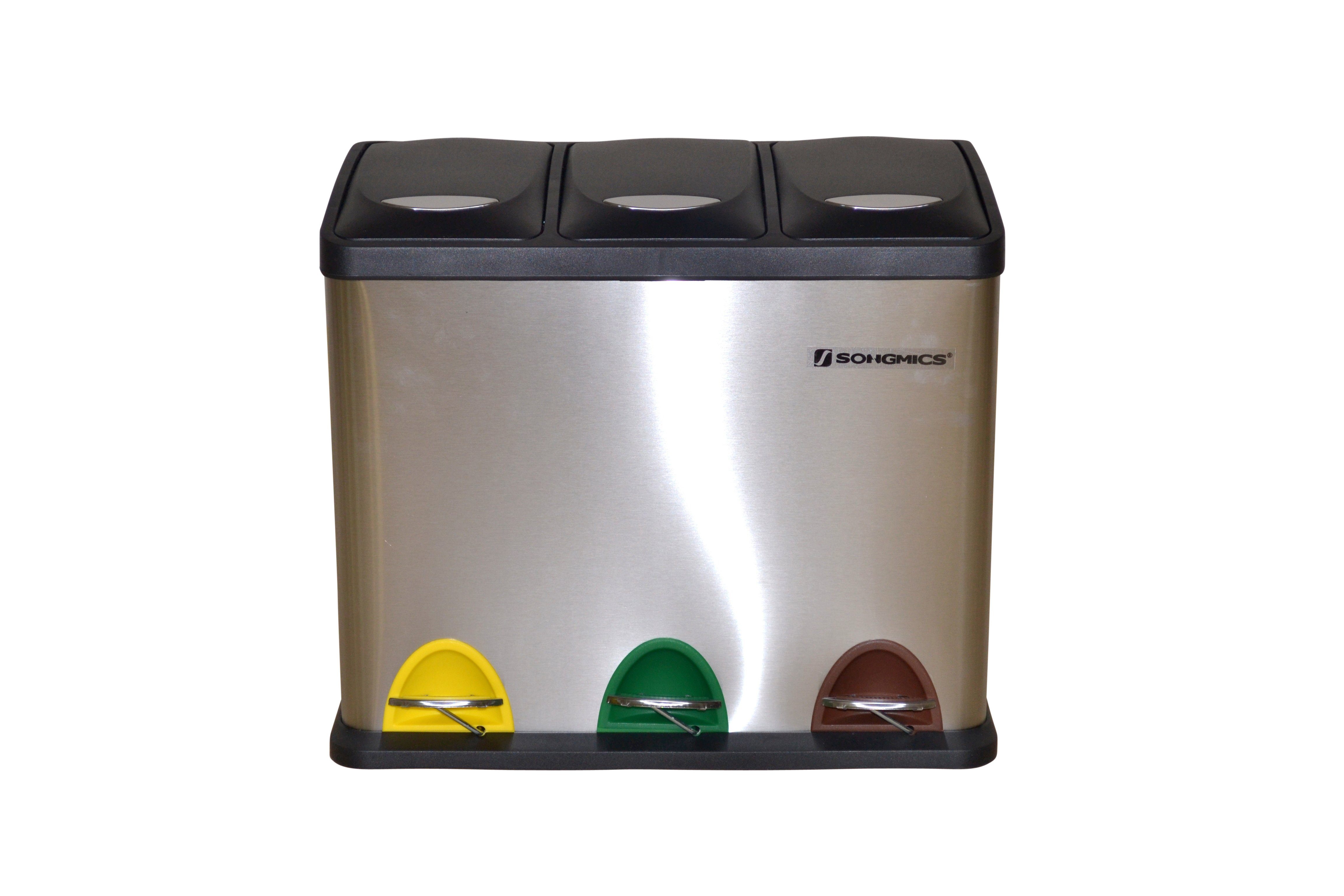 moebel-direkt-online Mülltrennsystem Mona, Fassungsvermögen je Eimer ca. 8 Liter