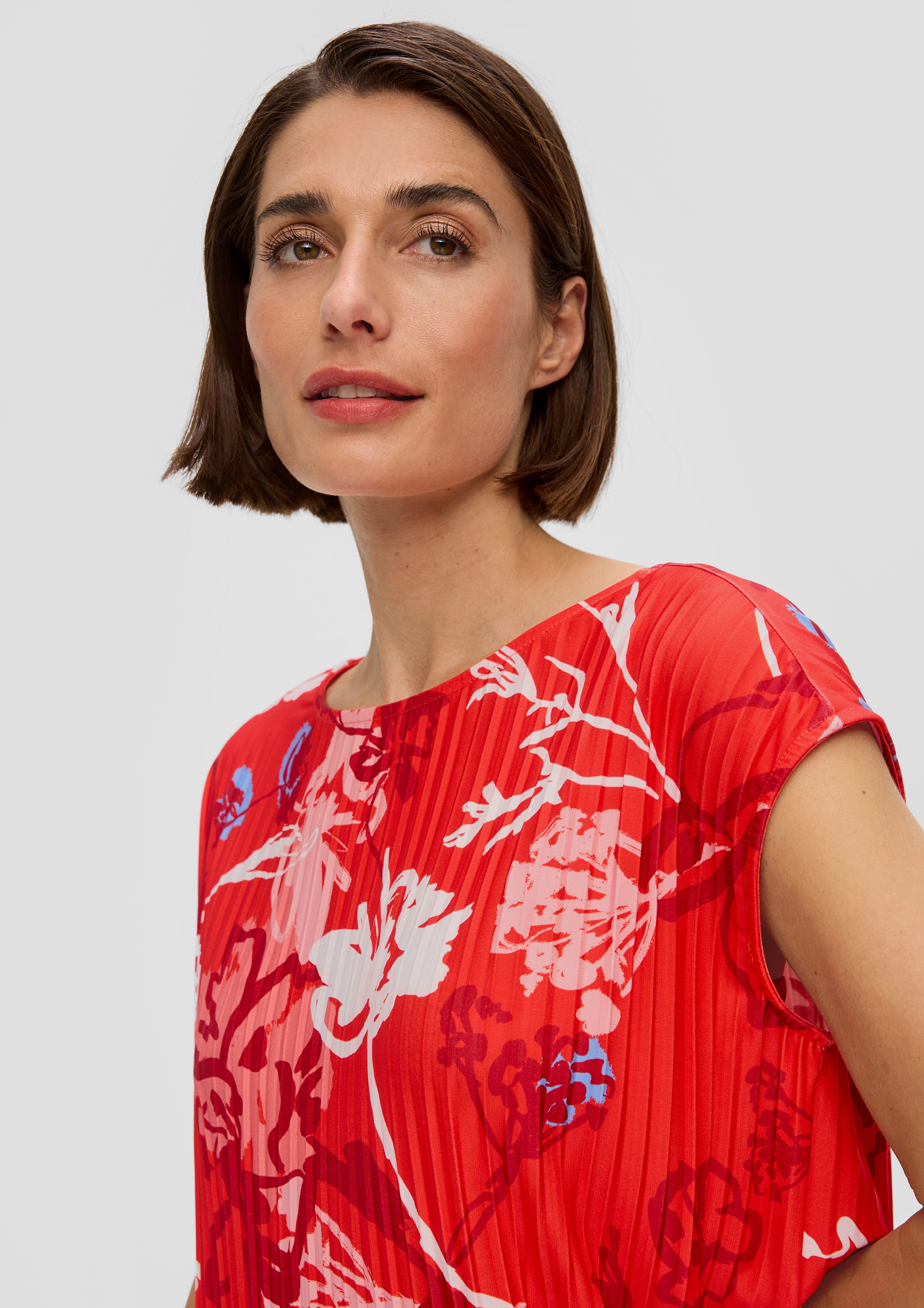 s.Oliver BLACK LABEL Kurzarmshirt Shirt mit günstig online kaufen