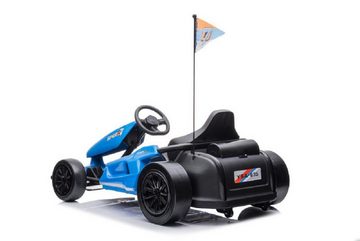 Elektro-Kinderauto "e-Gokart" mit 24V und Driftfunktion -Blau