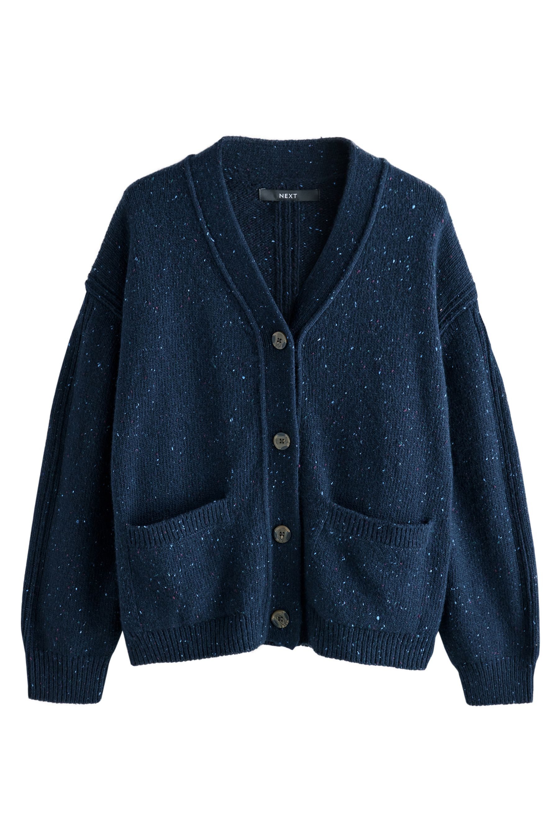 Next Strickjacke Nappy Strickjacke mit V-Ausschnitt und Tasche (1-tlg) günstig online kaufen