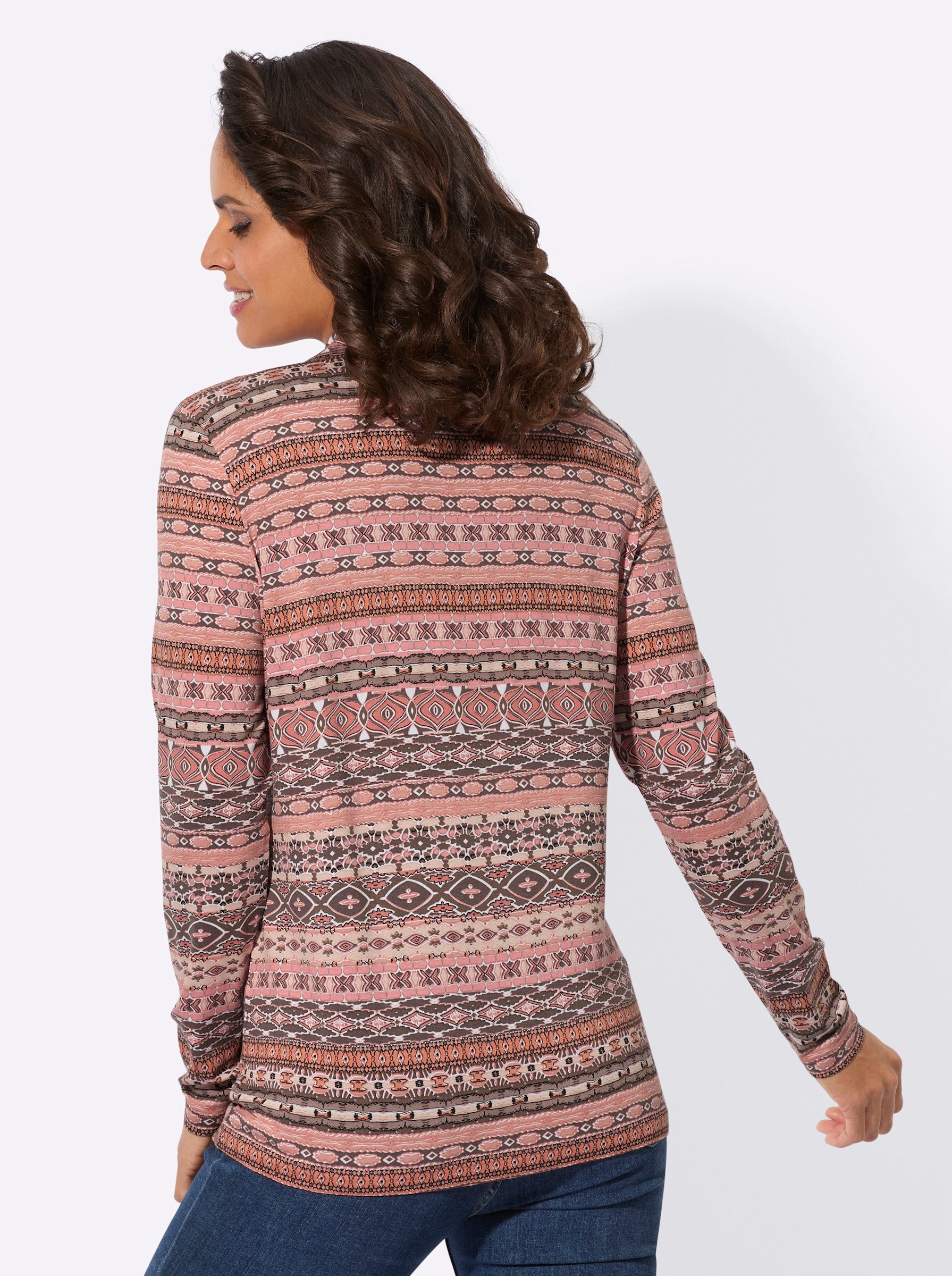 Casual Looks Poloshirt "Druck-Shirt", (1 tlg.) günstig online kaufen