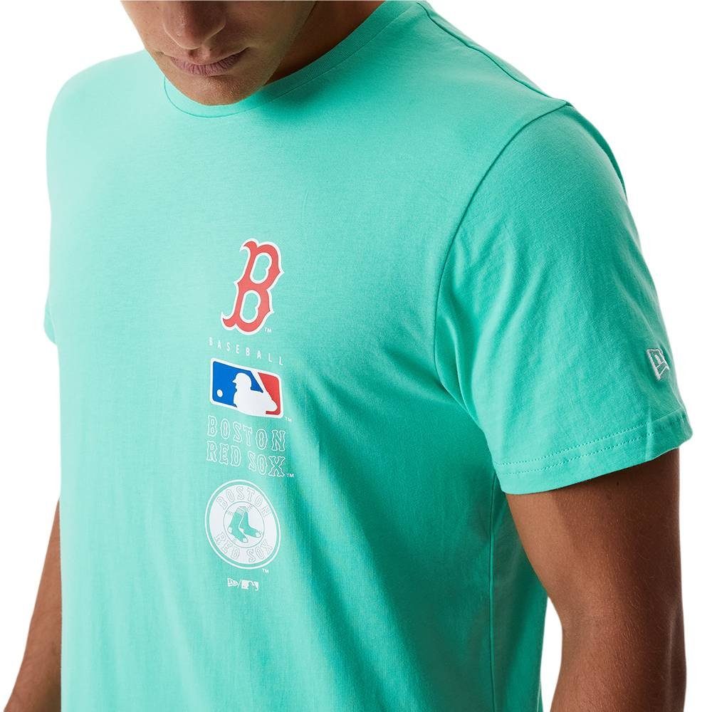 Logo New MLB Era New T-Shirt Stack Bosred Era T-Shirt