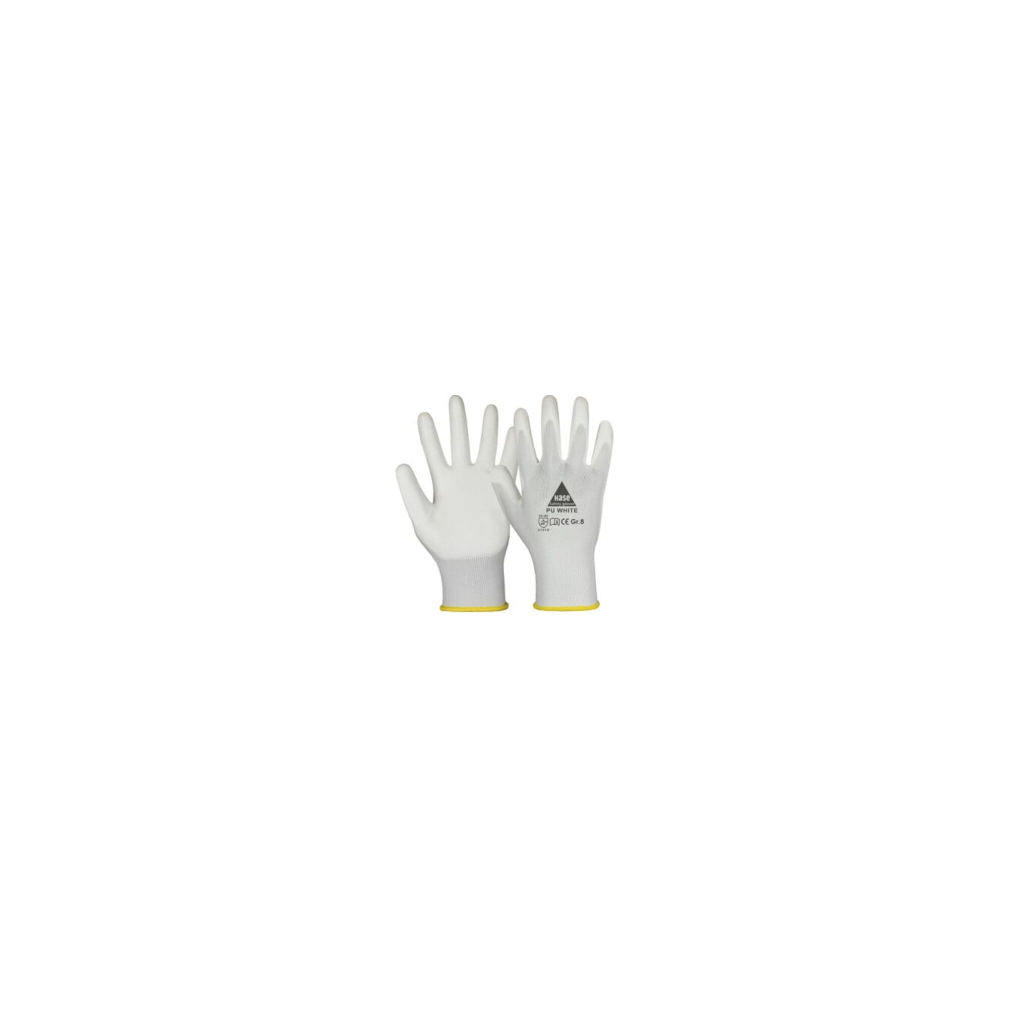 Hase Universal Hase Montagehandschuhe Weiß Größe 9, Polyester 10 Stk