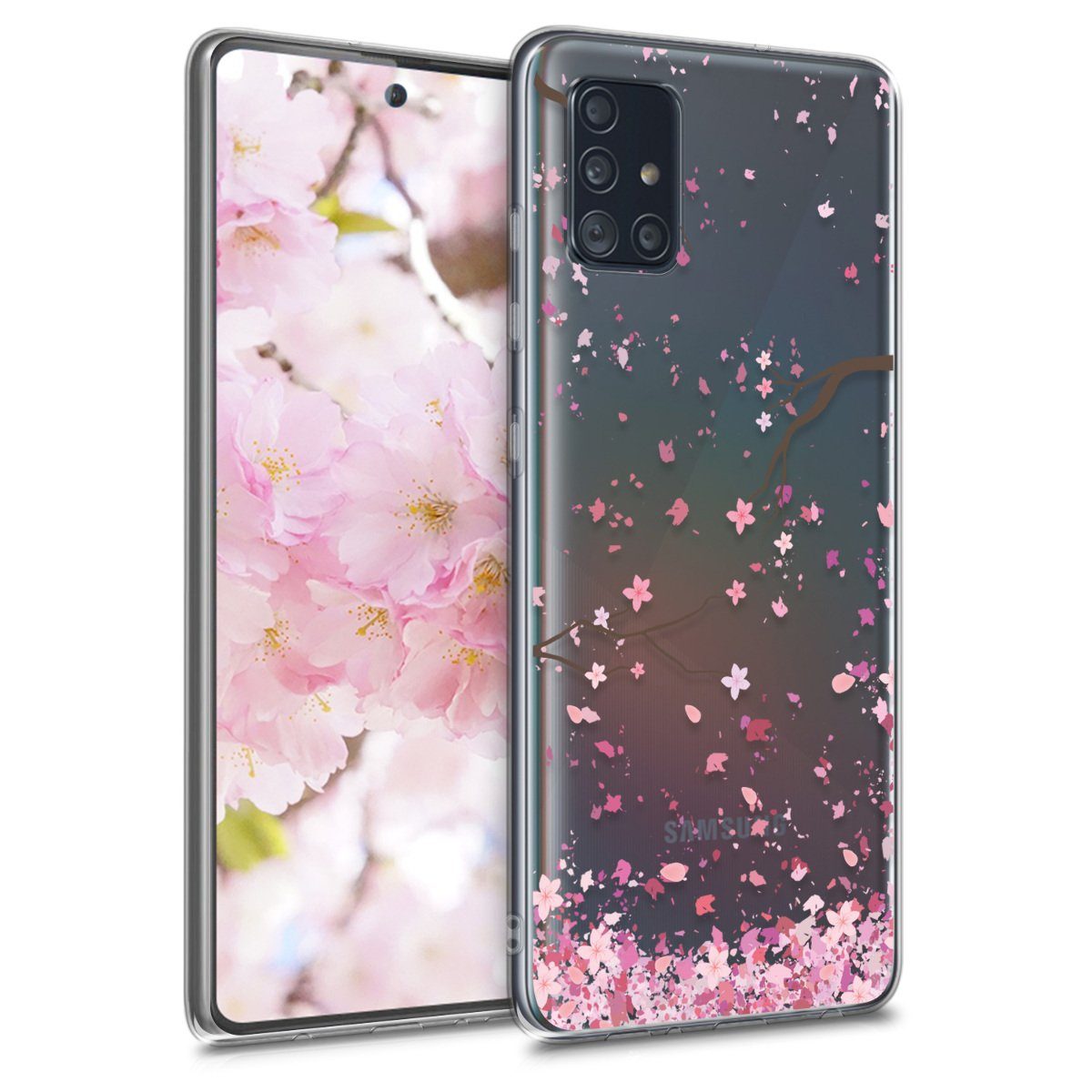 kwmobile Handyhülle Case für Samsung Galaxy A51, Hülle Silikon transparent - Silikonhülle