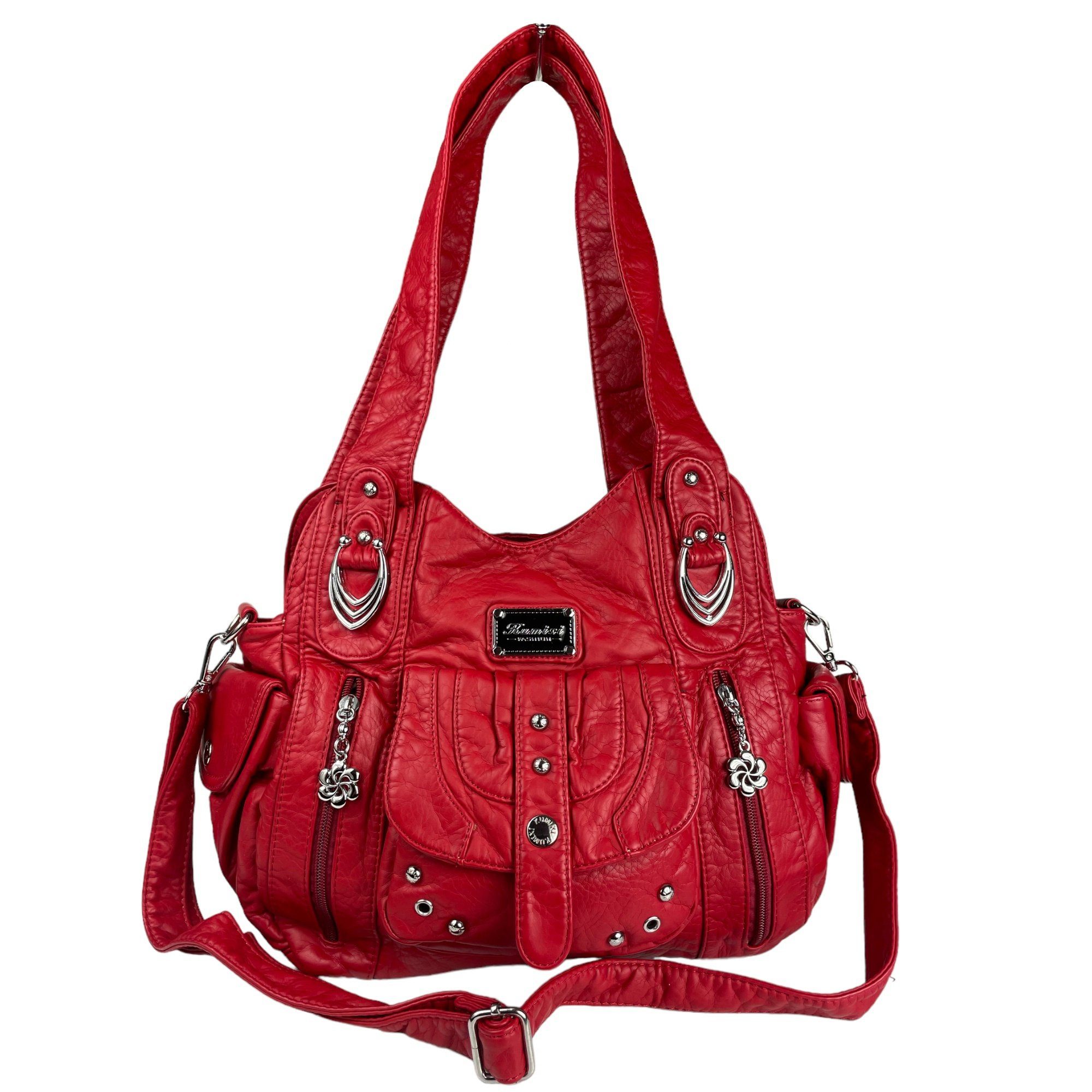 Taschen4life Schultertasche Damen Handtasche AKW22026, lange günstig online kaufen