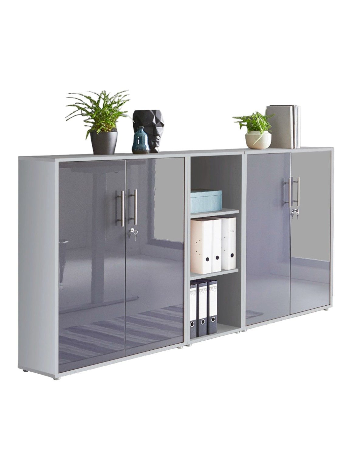 BMG Möbel Büromöbel-Set "Tabor", (Set, 3 tlg.) günstig online kaufen