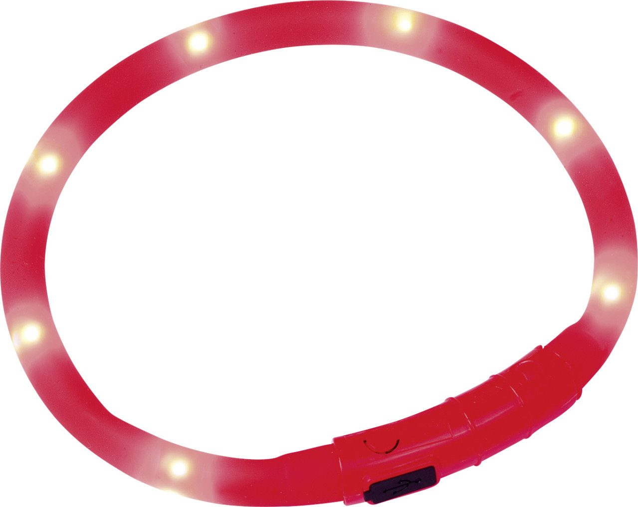 Nobby Hundehalsbandleuchte Nobby LED Leuchthalsband Visible rot für Hunde mit