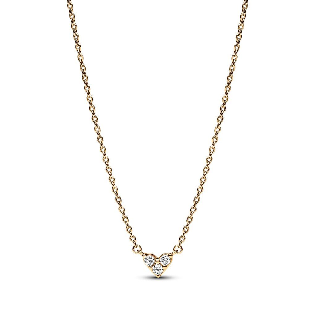 Pandora Collier Pandora Halskette Dreifaches Steinherz 363014C01-45