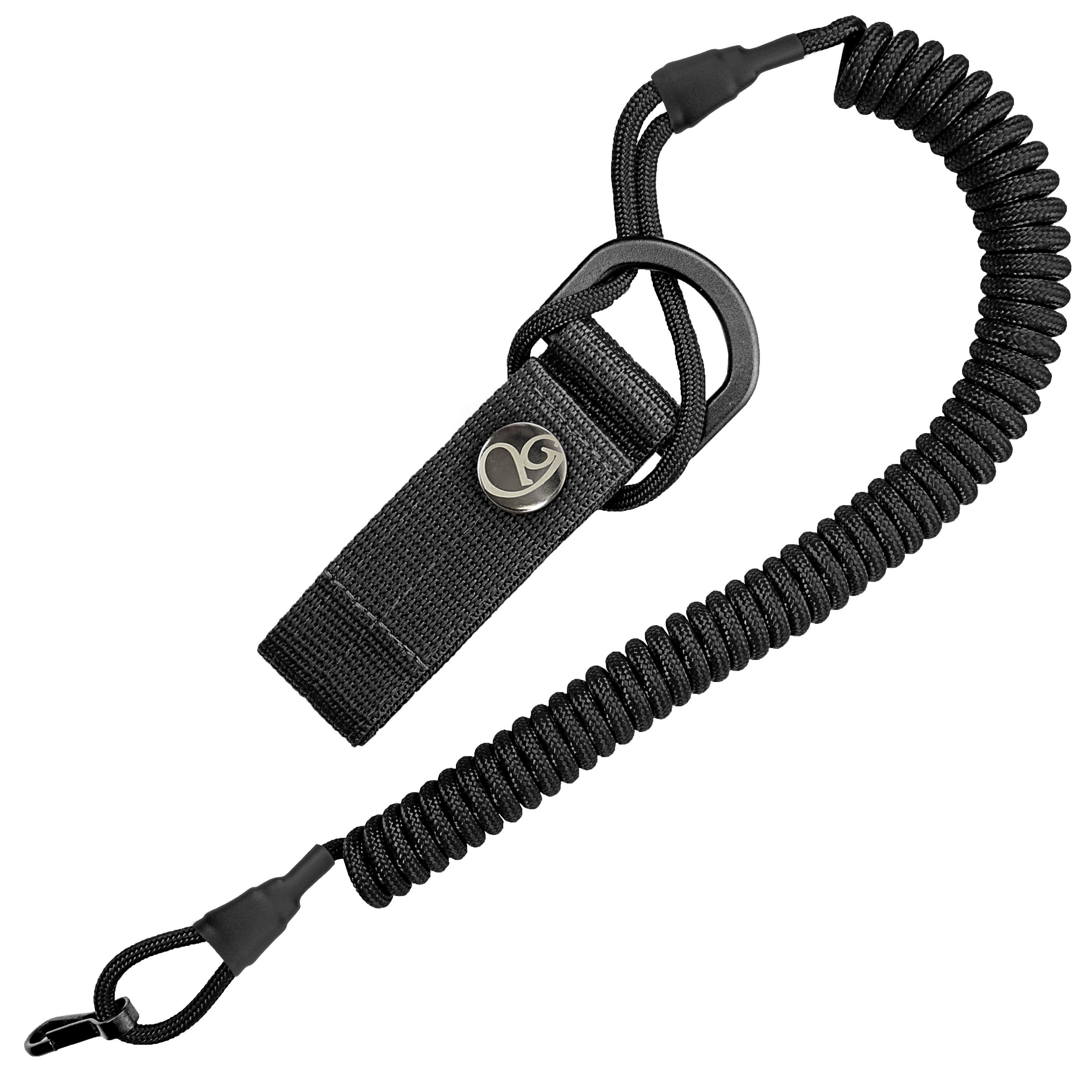 Ganzoo Schlüsselanhänger Spiral-Kabel, Paracord, aus Schlüssel-Anhänger elastischer Lanyard