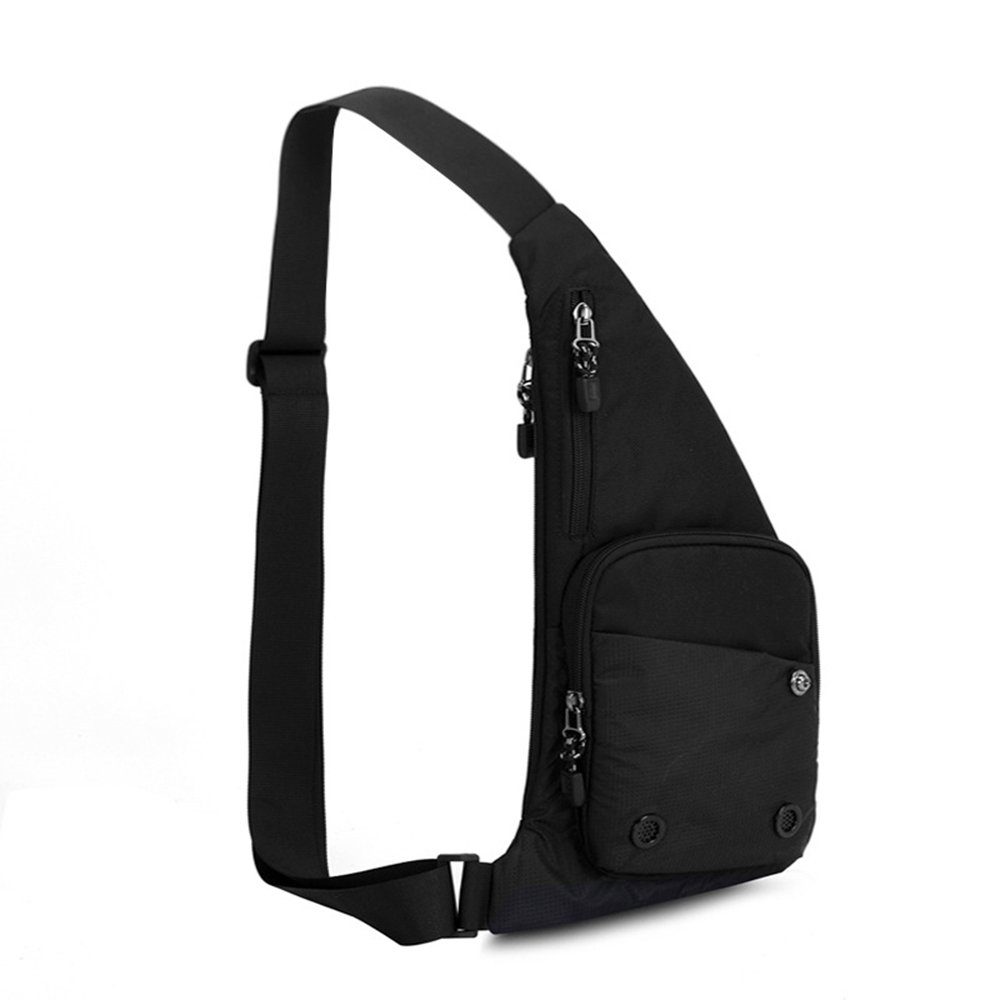 VIVIHEYDAY Umhängetasche Schultertaschen, Wasserdicht Brusttasche, Sling Bag (mit Mehrere Taschen), Damen-Brustbeutel