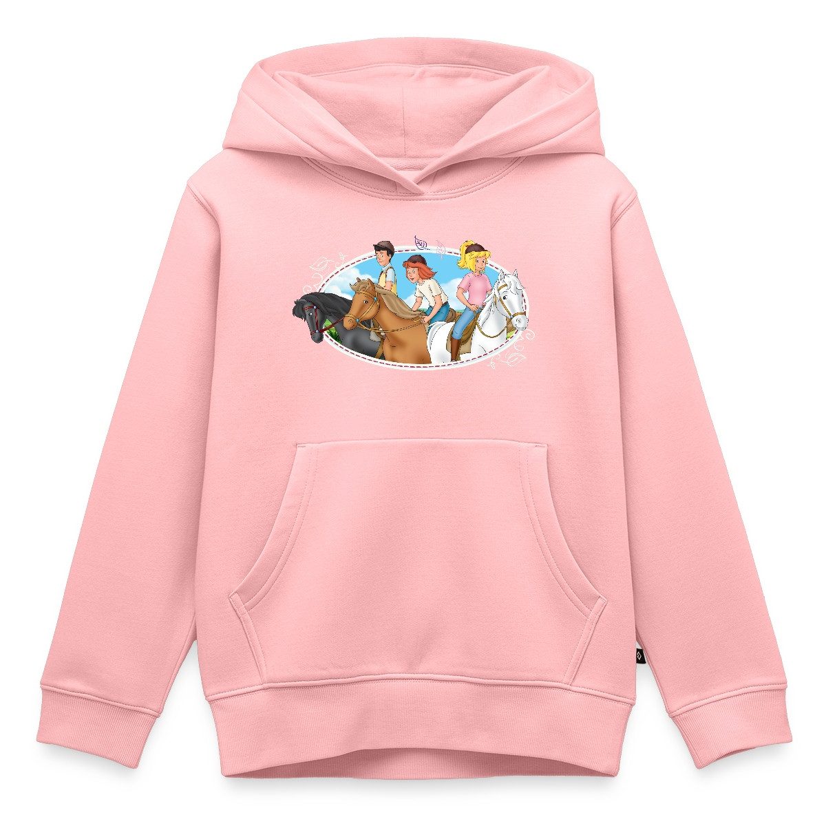 Spreadshirt Hoodie Bibi Und Tina Ausritt Mit Freunden Kinder Premium Hoodie (1-tlg)