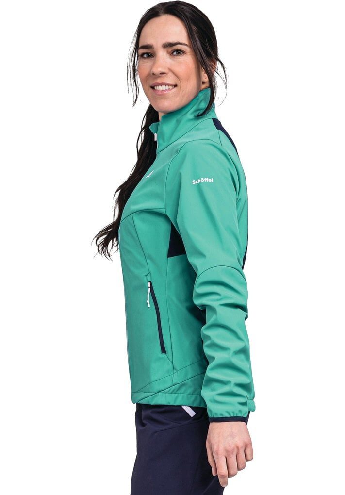 Schöffel Softshelljacke Rinnen (atmungsaktiv, elastisch) grün Damen