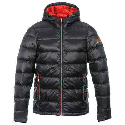 Alvivo Daunenjacke daunenjacke Nuuk Herren Nylon/Daunen schwarz/rot Größe 4XL