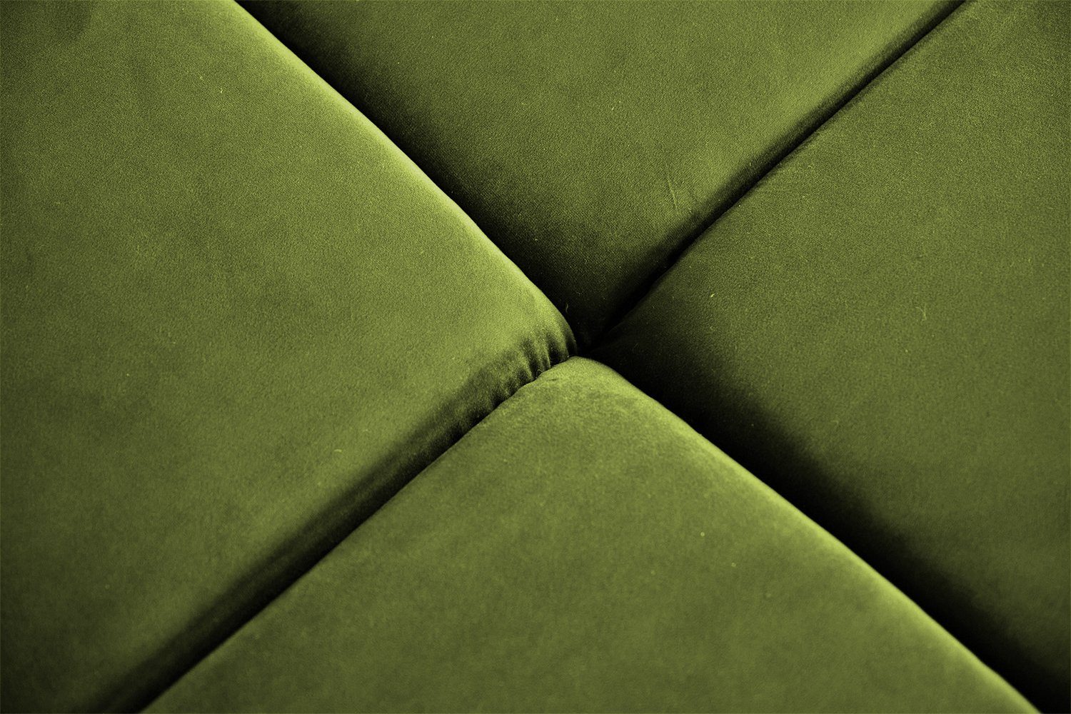KAWOLA Ecksofa NEVADA, versch. Velvet, Ausführungen grün versch. Sofa und Farben
