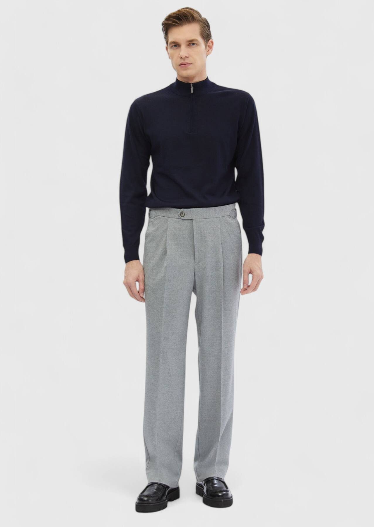 RAMSEY Chinohose Gewebte Freizeithose