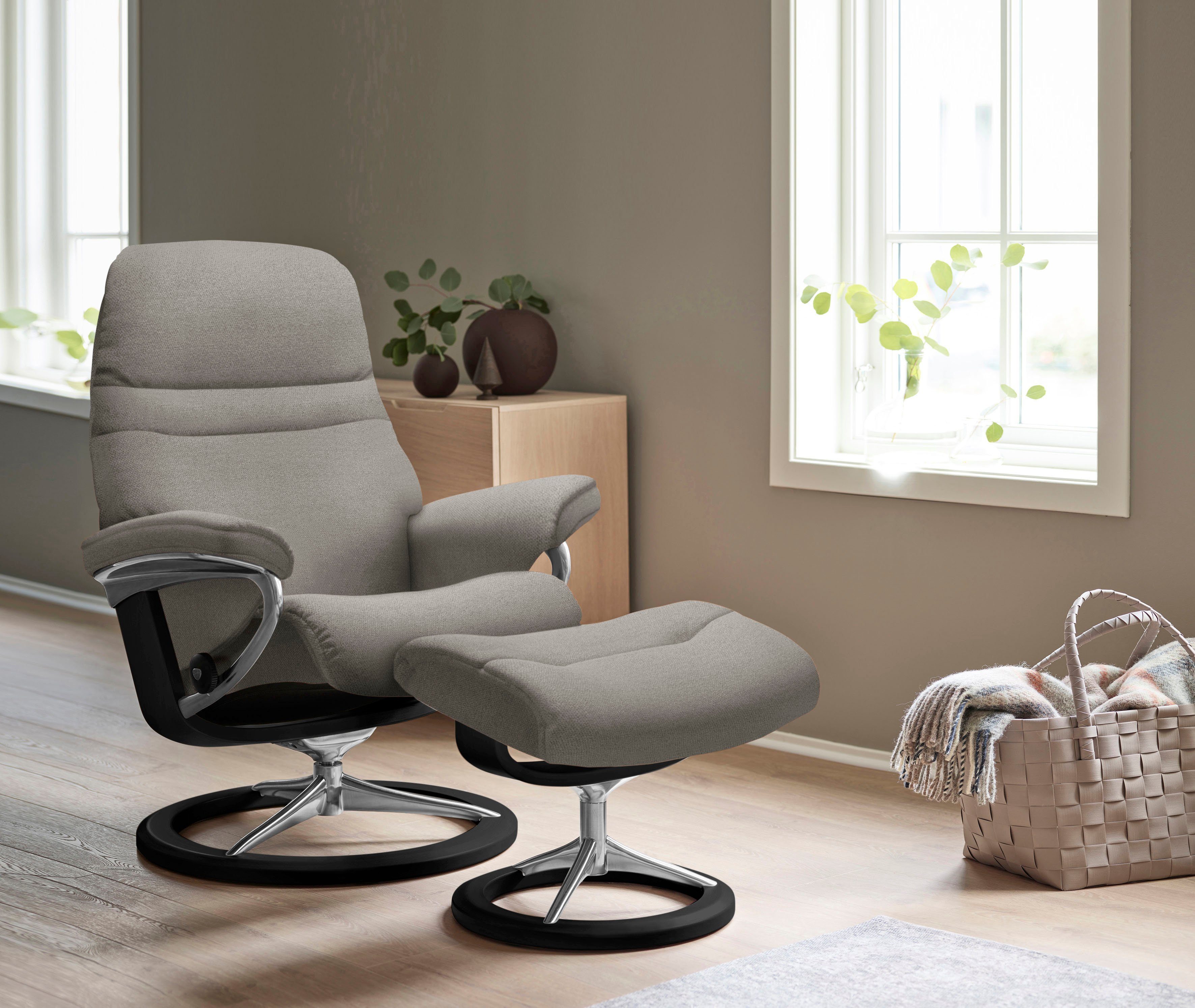 Stressless® Relaxsessel Sunrise, mit Signature Base, Größe M, Gestell  Schwarz