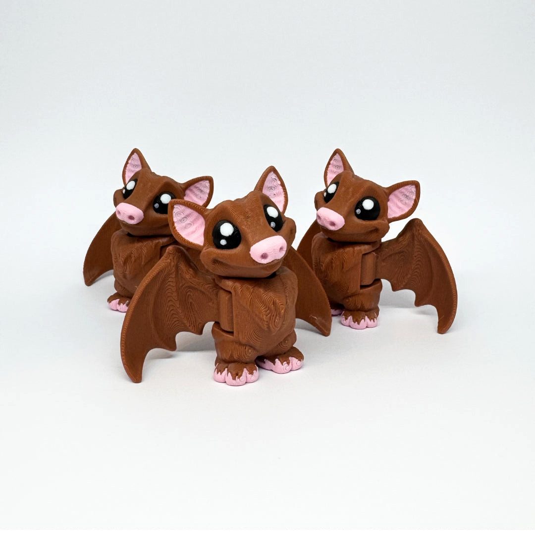 UDINGO Dekofigur Bats – 3D-gedruckte Fledermaus-Figur