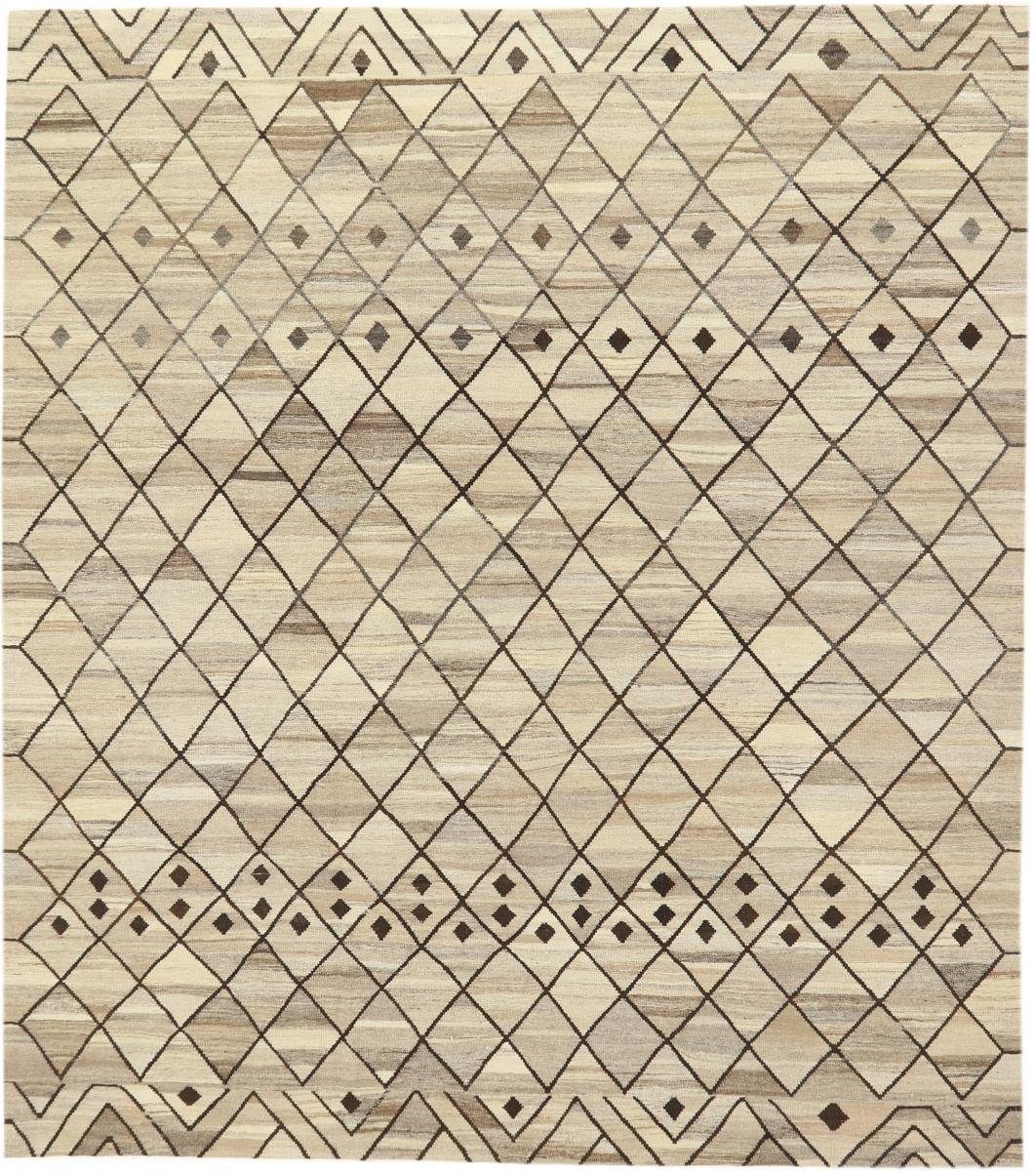 Orientteppich Kelim Berber Design 260x290 Handgewebter Moderner Orientteppich, Nain Trading, rechteckig, Höhe: 3 mm | Kurzflor-Teppiche