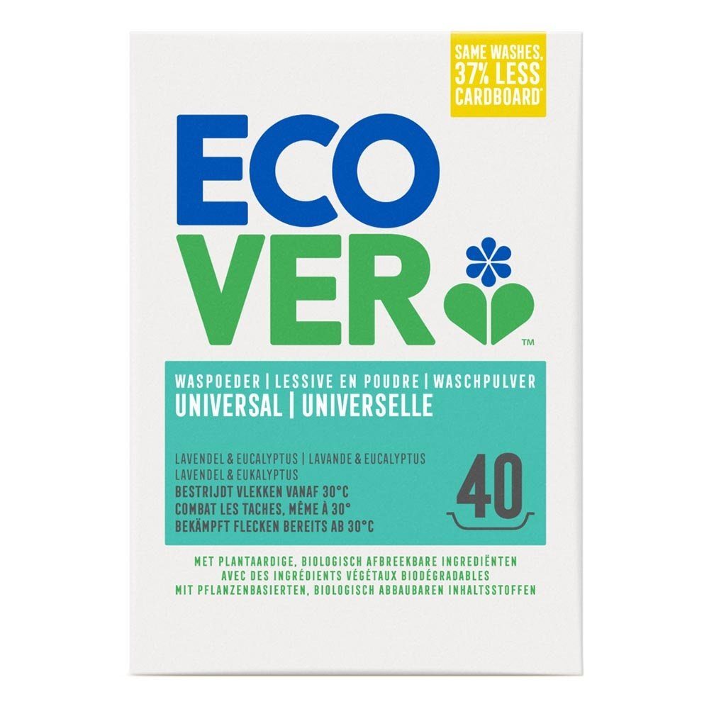 - Universal Ecover Waschpulver 3Kg Konzentrat Vollwaschmittel