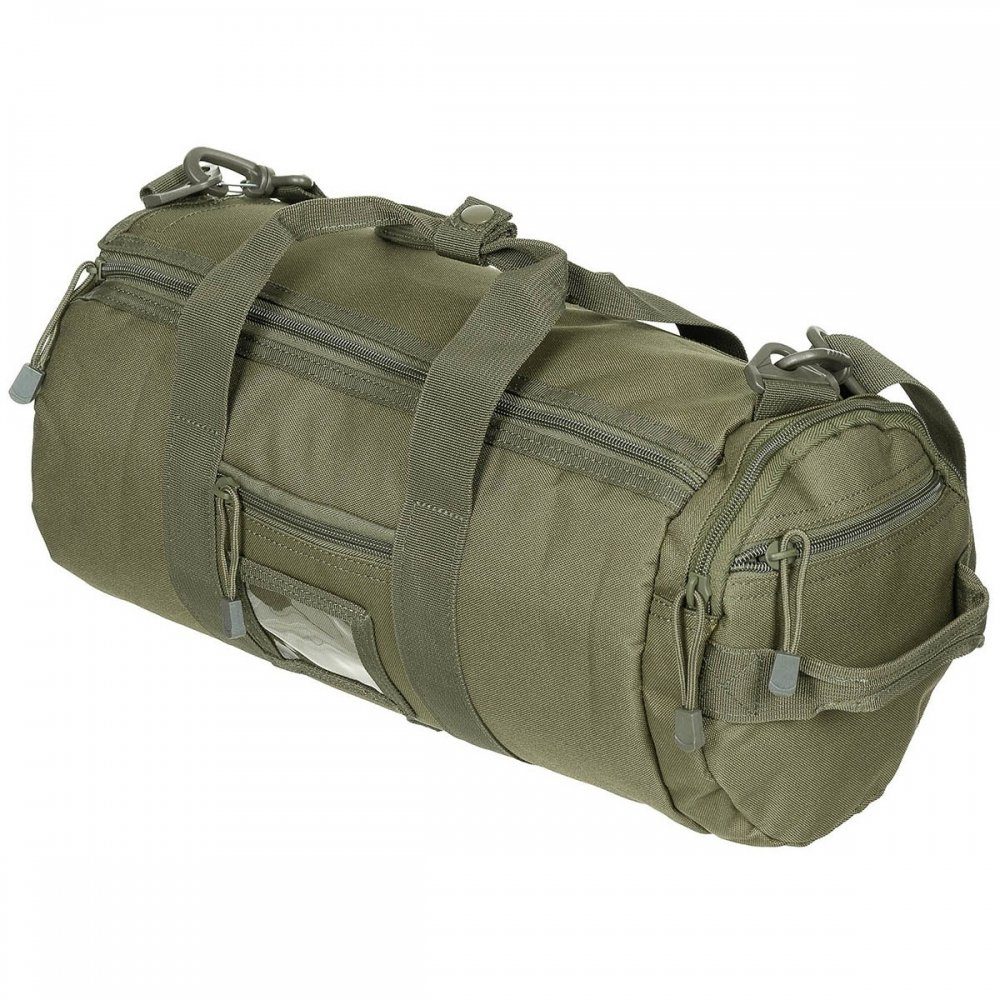 MFH Schultertasche Einsatztasche, rund, "MOLLE", oliv