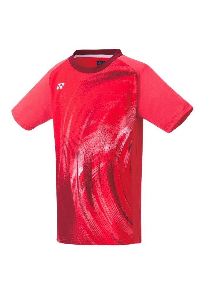 Yonex T-Shirt Practice (offizielles Shirt der Nationalmannschaft) 2024 rot Jungen