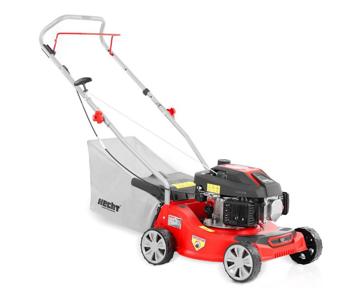 Hecht Benzinrasenmäher 5408 mit 45 l Fangkorb & 4-Takt OHV-Motor bis 700 m², 40 cm Schnittbreite, kompakt & leicht, ideal für kleine Gärten