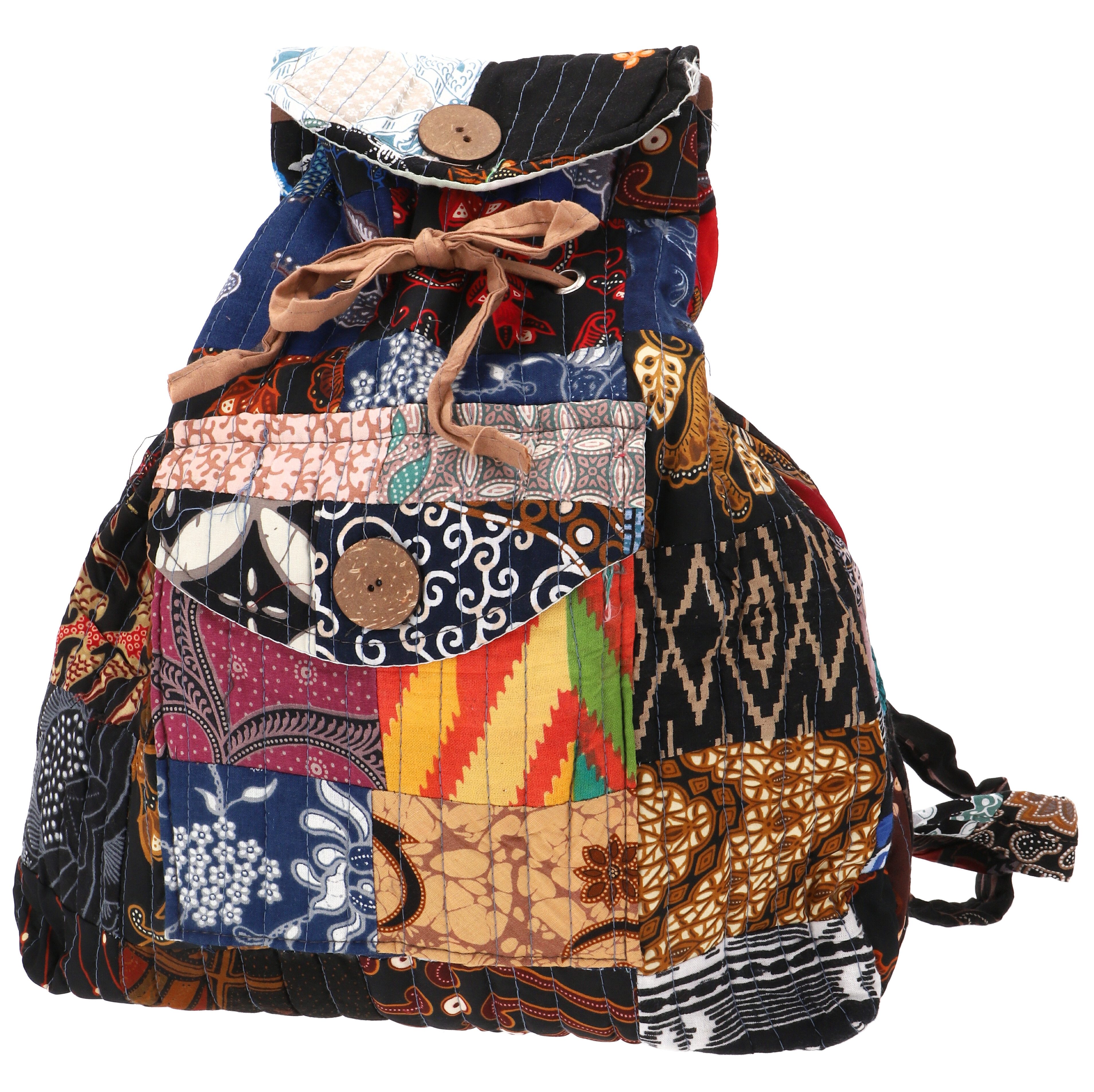 Guru-Shop Freizeitrucksack Patchworkbeutel, Boho Rucksack, Rucksack.. günstig online kaufen