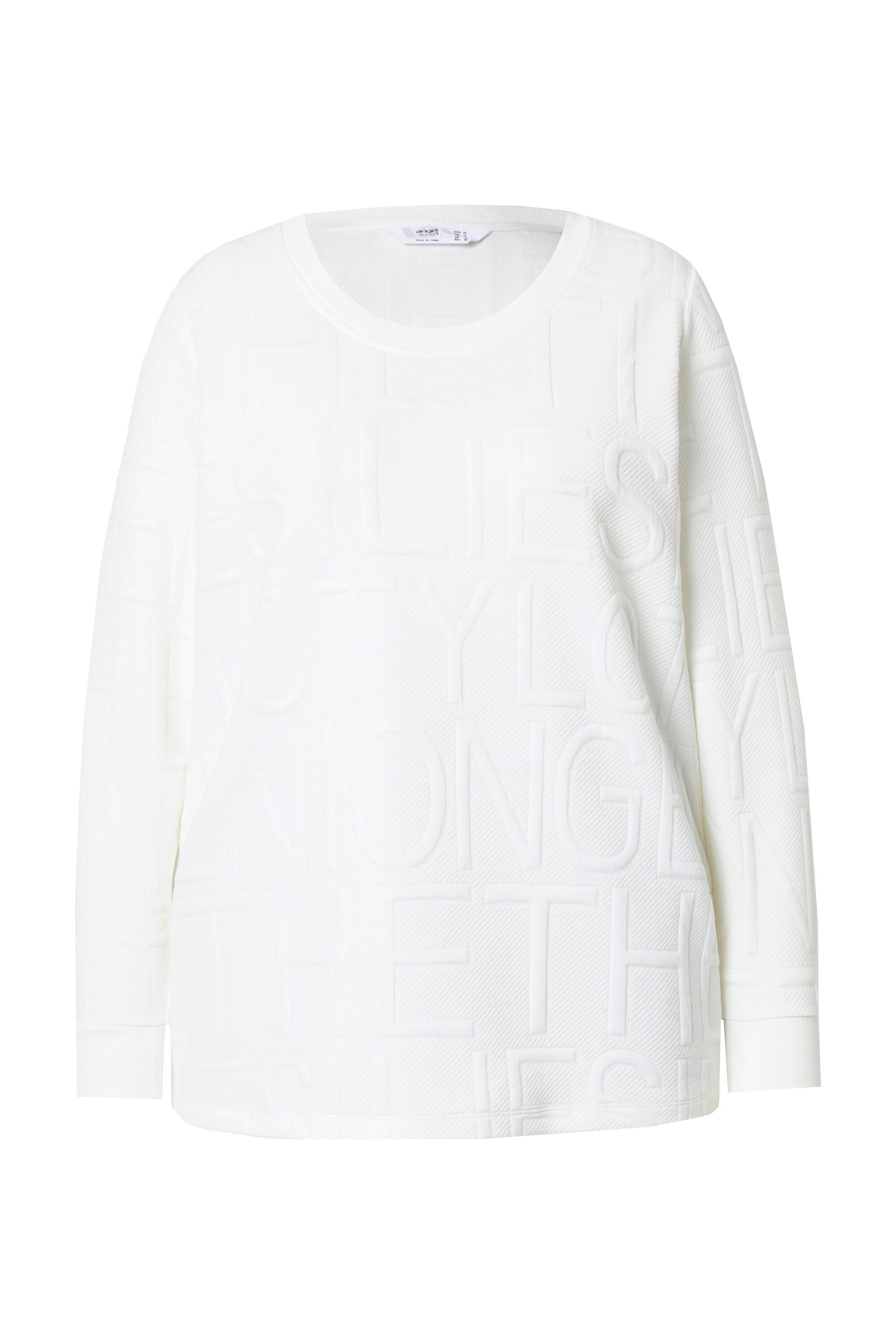 Angel of Style Sweatshirt Sweatshirt Buchstaben-Struktur günstig online kaufen