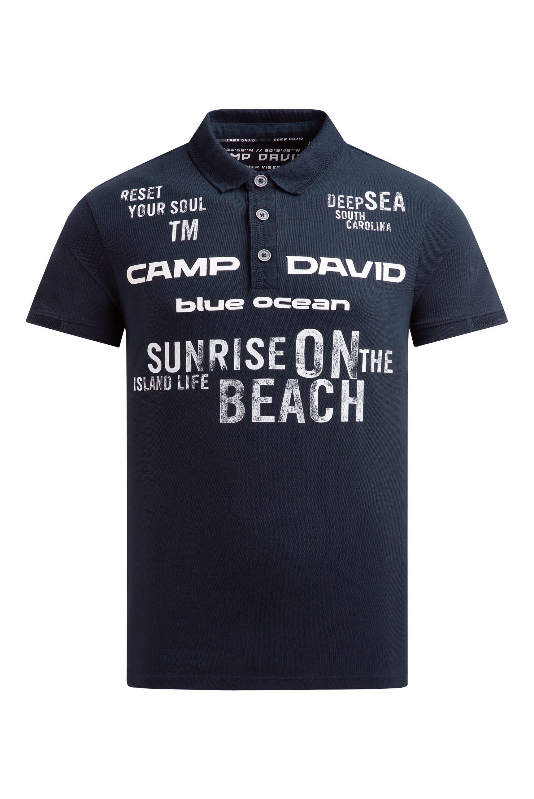 CAMP DAVID Poloshirt aus Baumwolle