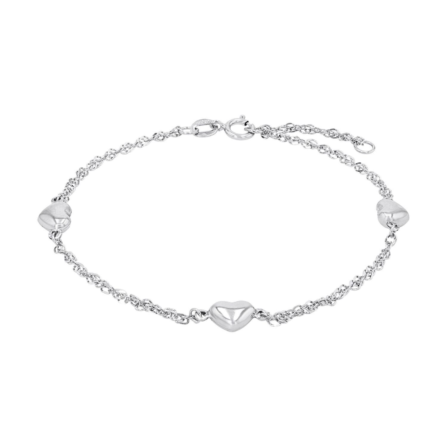 Amor Armband Amor Armband für Damen, 925 Sterling Silber, Herz (Armband m.Anh., 1-tlg)