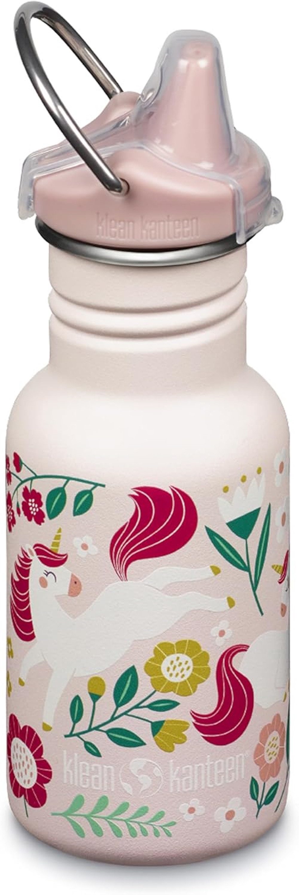 Klean Kanteen Trinkflasche Klean Kanteen Kindertrinkflasche 355ml Sippy Cap Leaping Unicorn