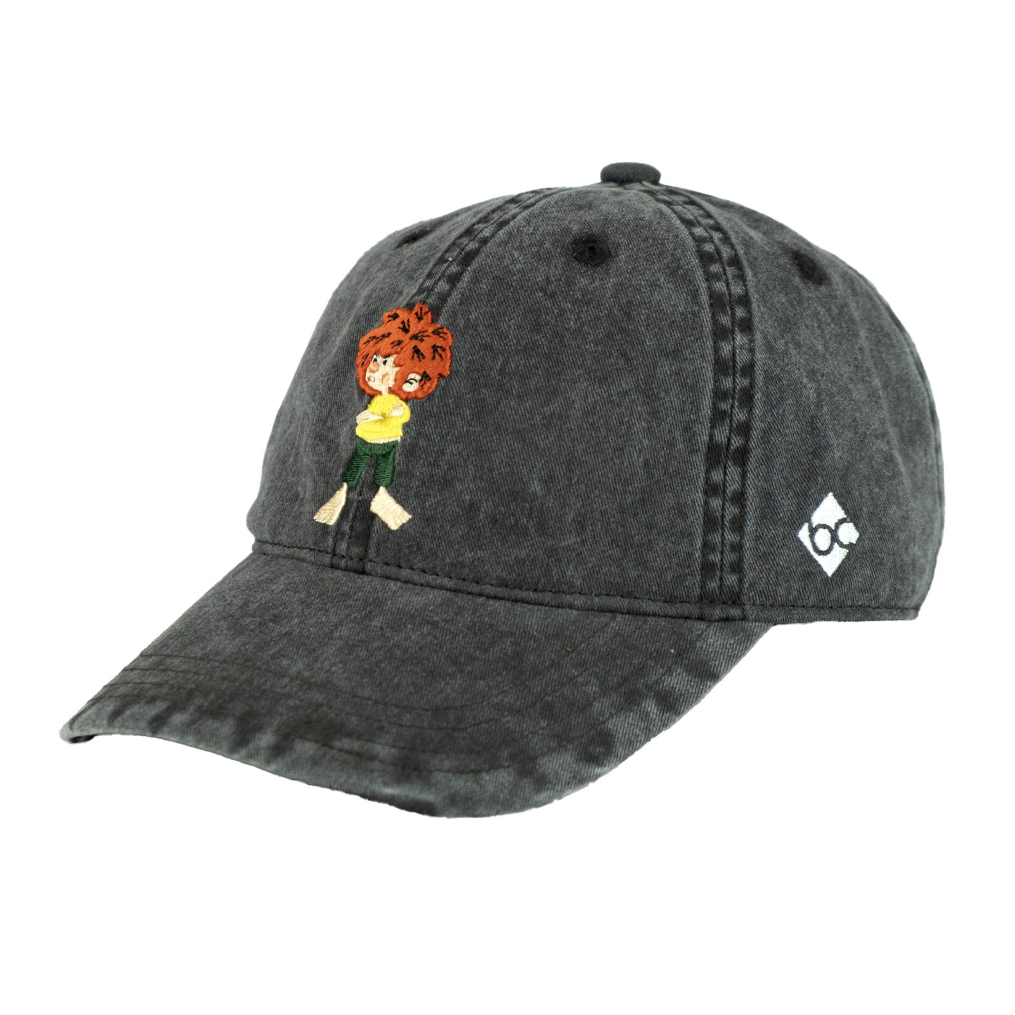 Bavarian Caps Baseball Cap Bavarian Caps Cap "Grantler Klub: Pumuckl" - vintage schwarz one size (Basecap, Dad Cap, Basecap) Grantig-Stickerei über dem Verschluss