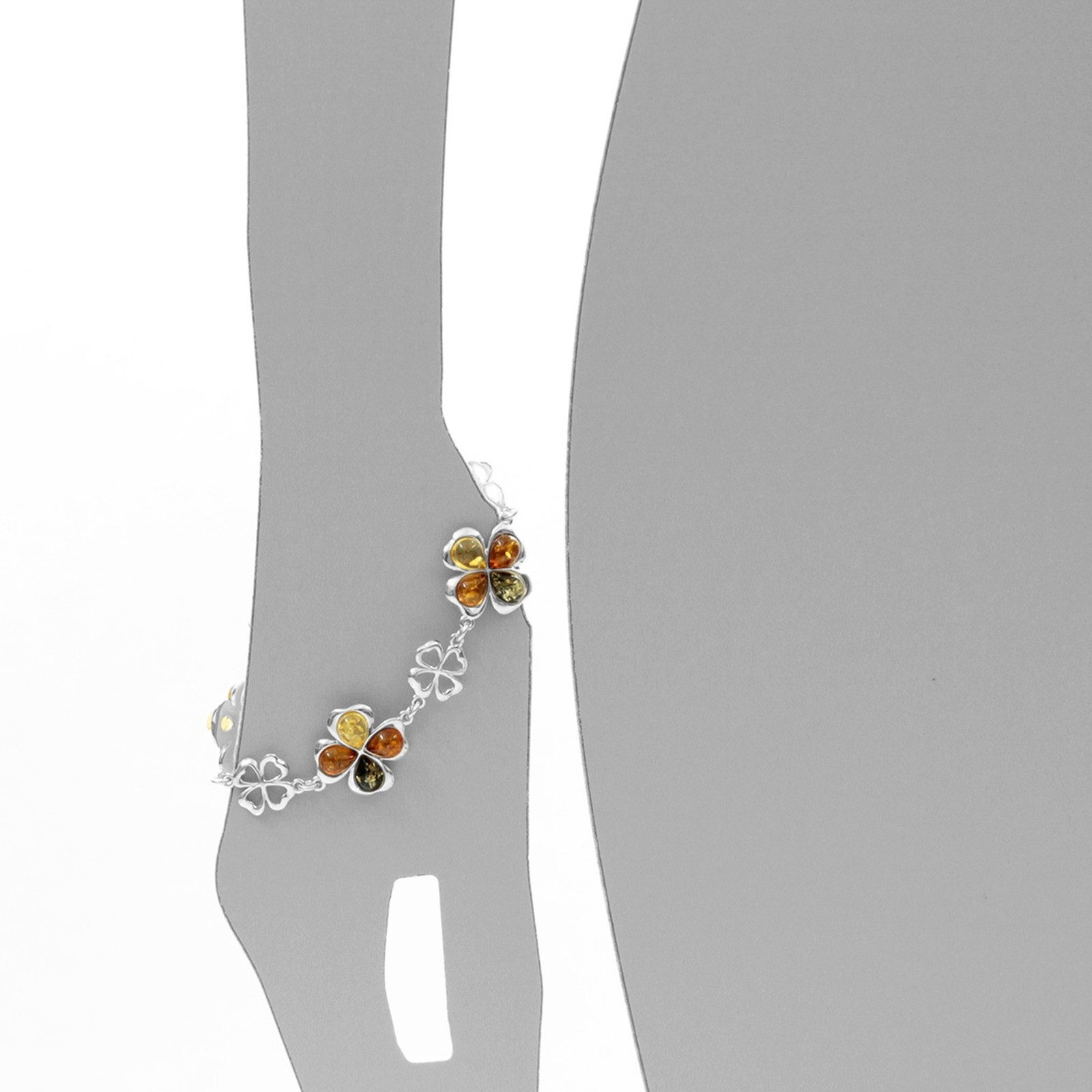 OSTSEE-SCHMUCK Armband Ostsee-Schmuck Armband Kleeblatt Armband günstig online kaufen