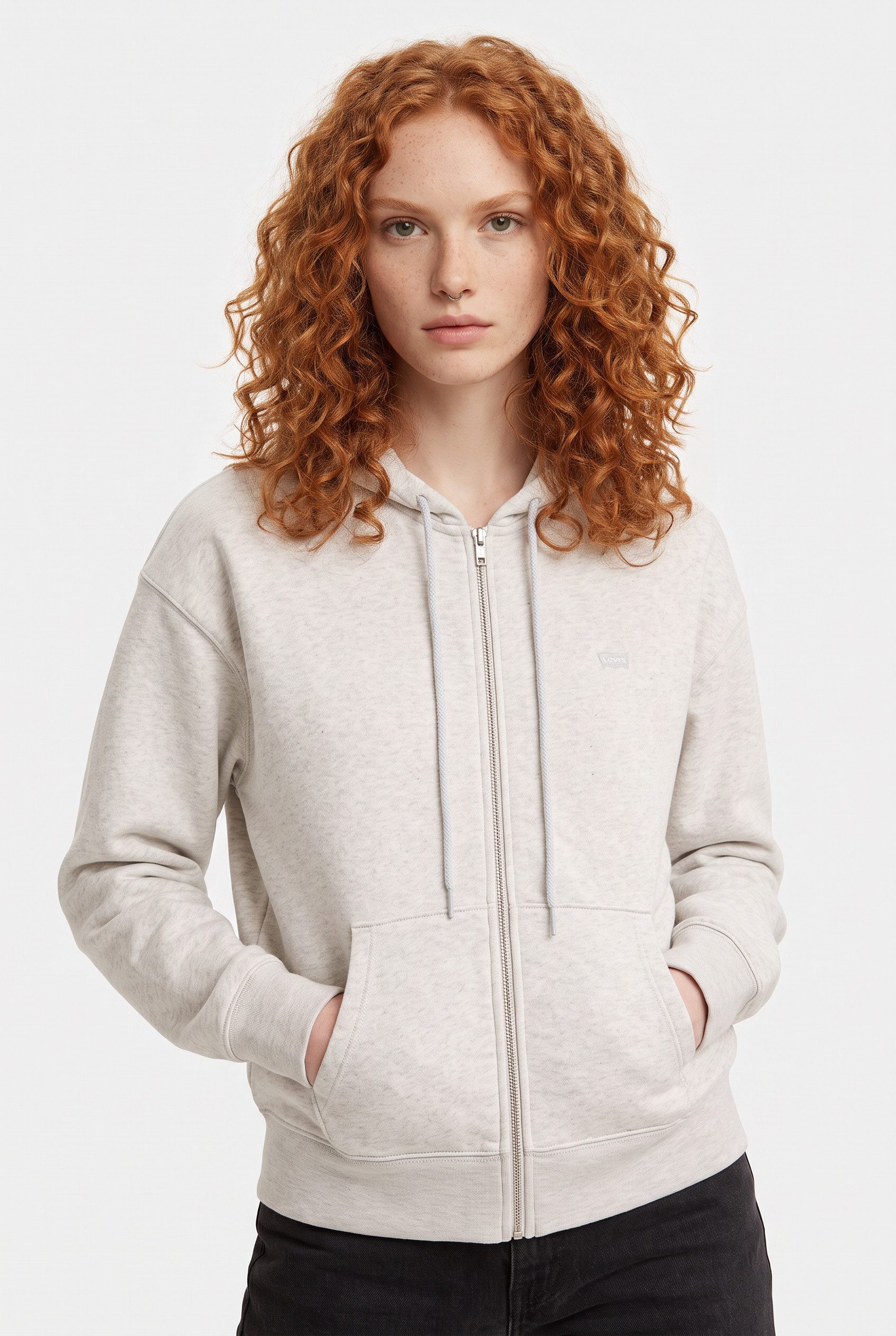 Levi's® Kapuzensweatjacke EVERYDAY ZIP HOODIE mit Logo Stickerei